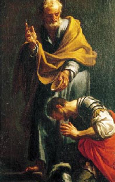 Peter Baptizing the Centurion Cornelius, 1709, Francesco Trevisani