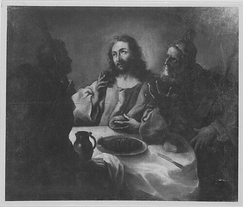 Christ at Emmaus, 1701, Francesco Trevisani