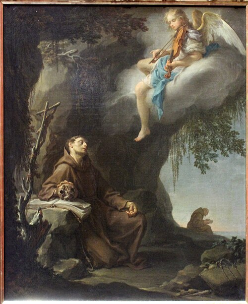 L'extase de saint François, 1725, Francesco Trevisani