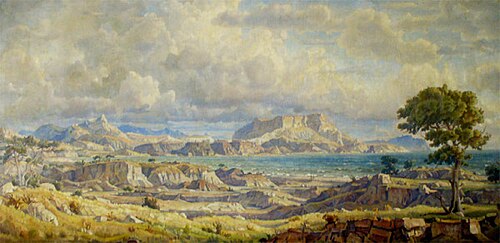 Southern coast of Crimea. Cimmeria (Heroic landscape), 1937, Constantin Bogaïevski