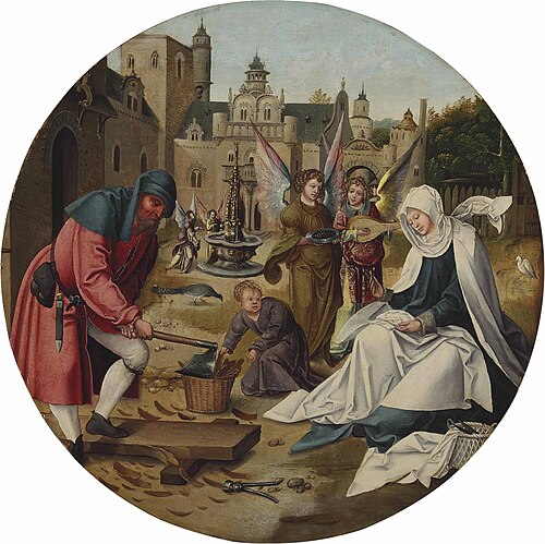 La Sainte Famille, 1510, Cornelis Engebrechtsz