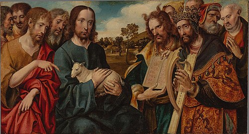 Christ as the Good Shepherd, 1512, Cornelis Engebrechtsz