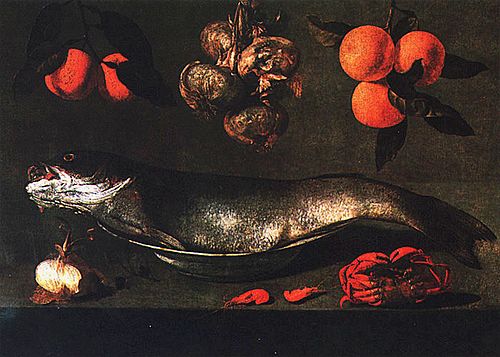 Nature morte au poisson, 1645, Baltazar Gomes Figueira