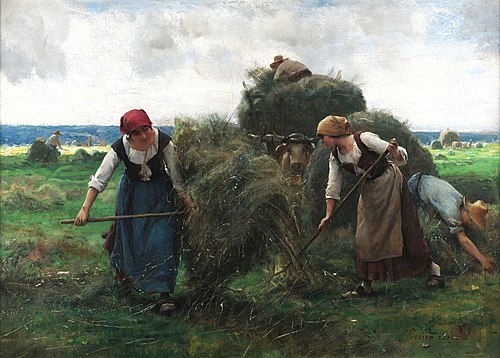 Fenaison (Grohmann), 1880, Julien Dupré