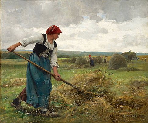 The Harvest (La moisson), 1887, Julien Dupré
