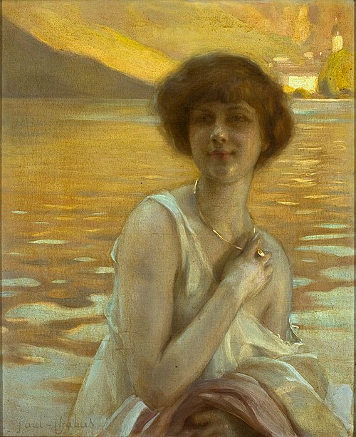 Portrait d'une femme, , Paul Chabas