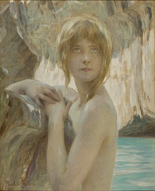 Nymphe blonde, , Paul Chabas