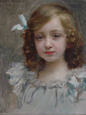 Portrait de jeune fille, 1898, Paul Chabas