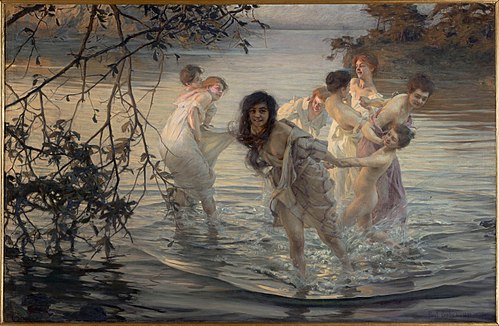 Les Nymphes de danse, 1899, Paul Chabas