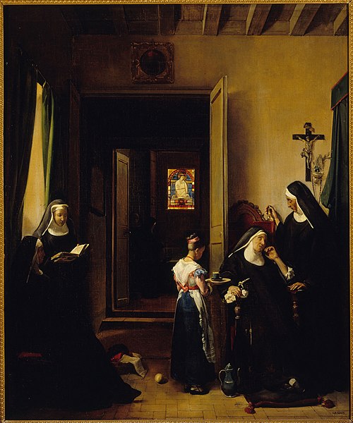 La Religieuse malade, 1830, François Marius Granet