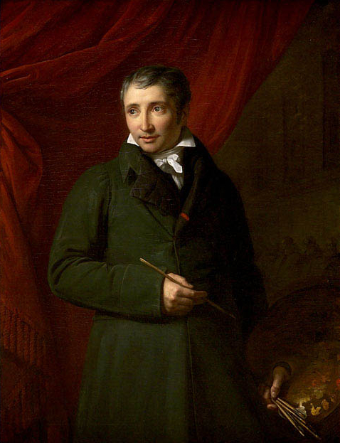 Autoportrait à la palette, 1820, François Marius Granet