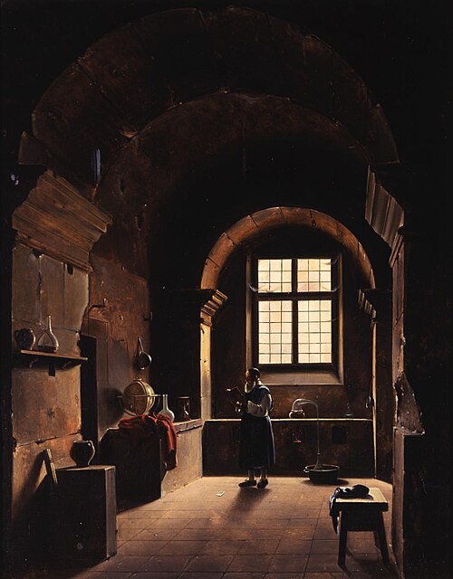 The Alchemist, 1850, François Marius Granet