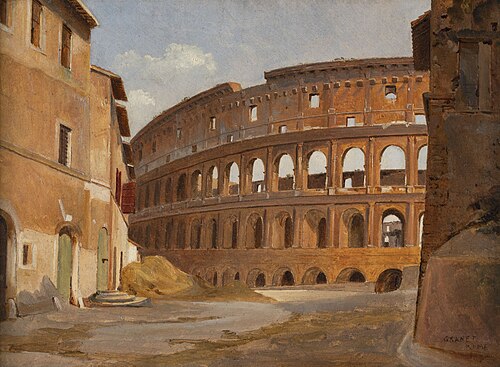 Vue du Colisée, 1814, François Marius Granet