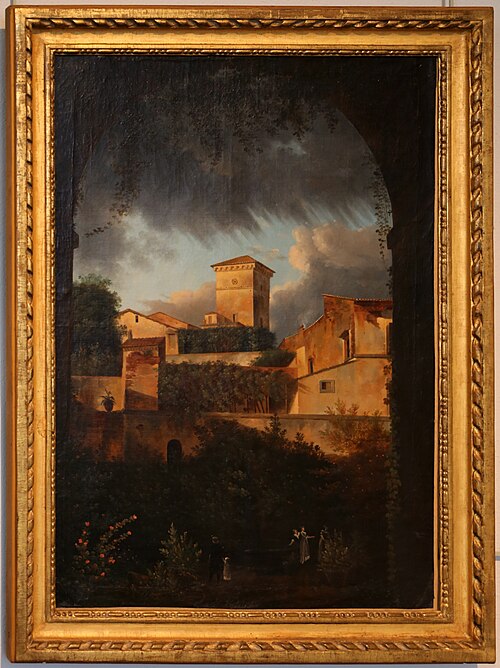 Paysage romain, , François Marius Granet