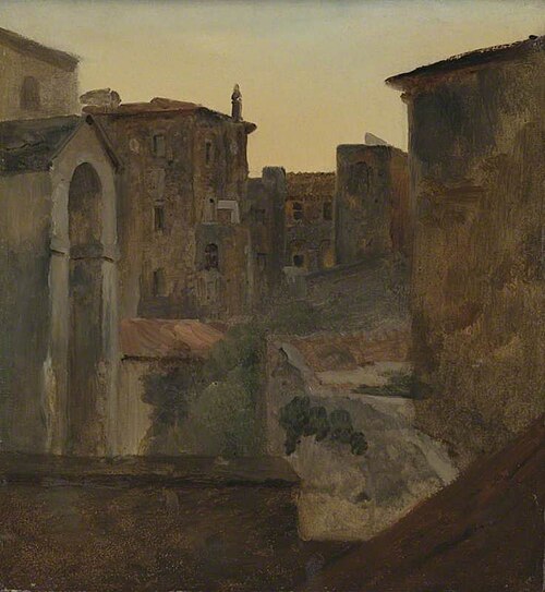 Tivoli Roofs, 1810, François Marius Granet