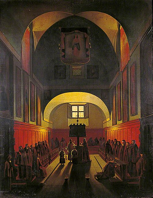 Choir of the Capuchin Friars, Rome, , François Marius Granet