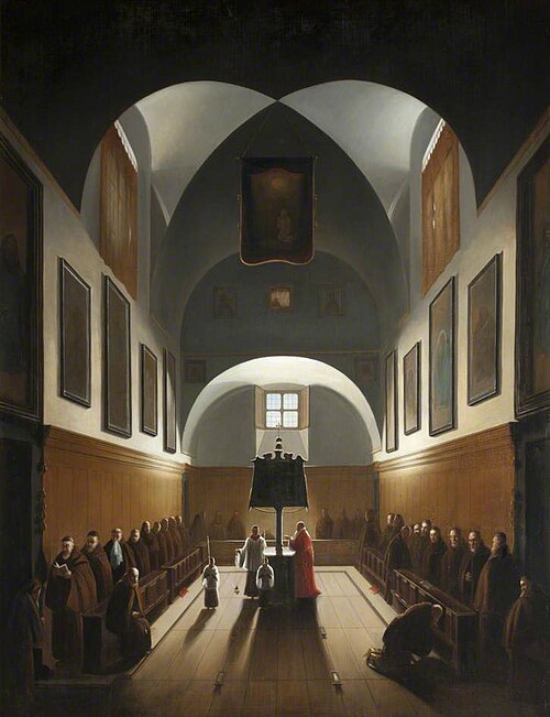 The Choir of the Capuchin Church in Rome, , François Marius Granet