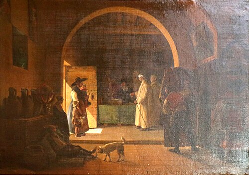 Nostradamus donnant des consultations, 1846, François Marius Granet