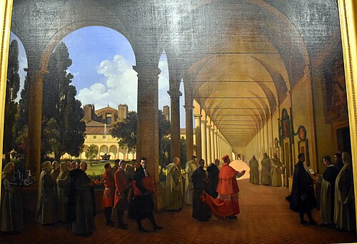 Le Cloître de Sainte-Marie-des-Anges, 1835, François Marius Granet
