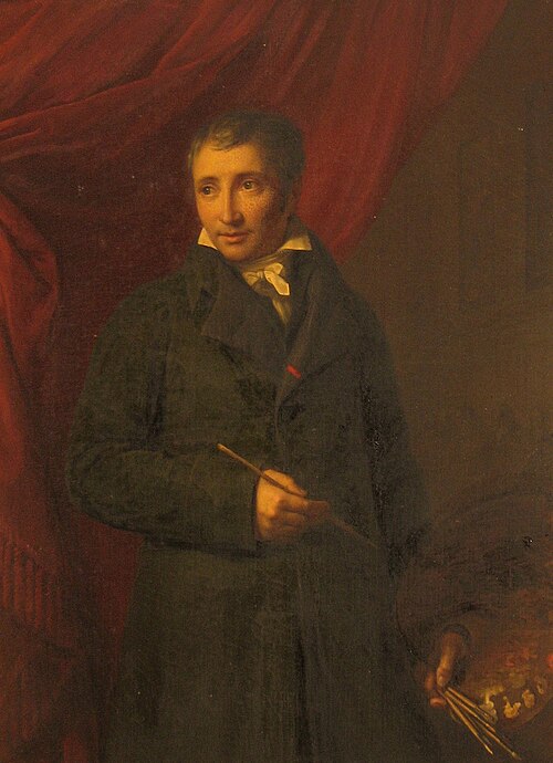 Autoportrait à la palette, , François Marius Granet