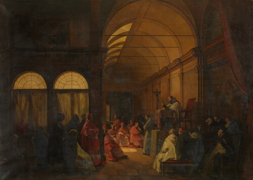 Before the Conclave, 1833, François Marius Granet