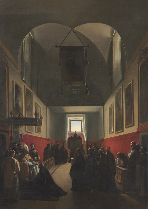 Homage to a Bishop, 1839, François Marius Granet