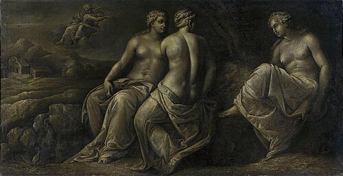 Psyche and hers Sisters, 1521, Polidoro da Caravaggio