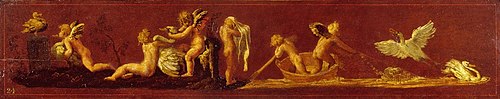 Cupids with Swans, 1527, Polidoro da Caravaggio