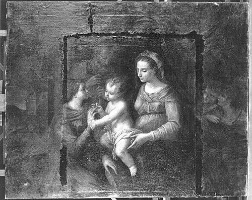 Marriage of St Catherine, 1519, Polidoro da Caravaggio