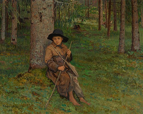 BOY IN A FOREST, , Nikolaï Bogdanov-Belski