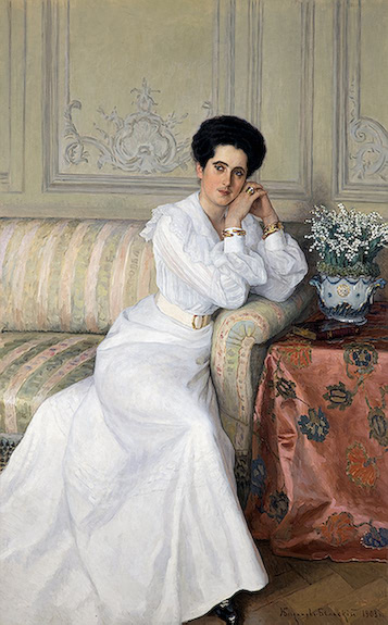 Portrait of Princess D.Gorchakova, 1903, Nikolaï Bogdanov-Belski