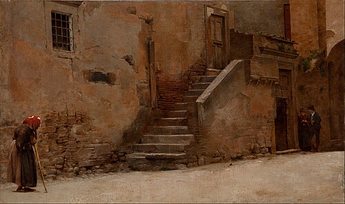 Street in Italy, 1889, Belmiro de Almeida