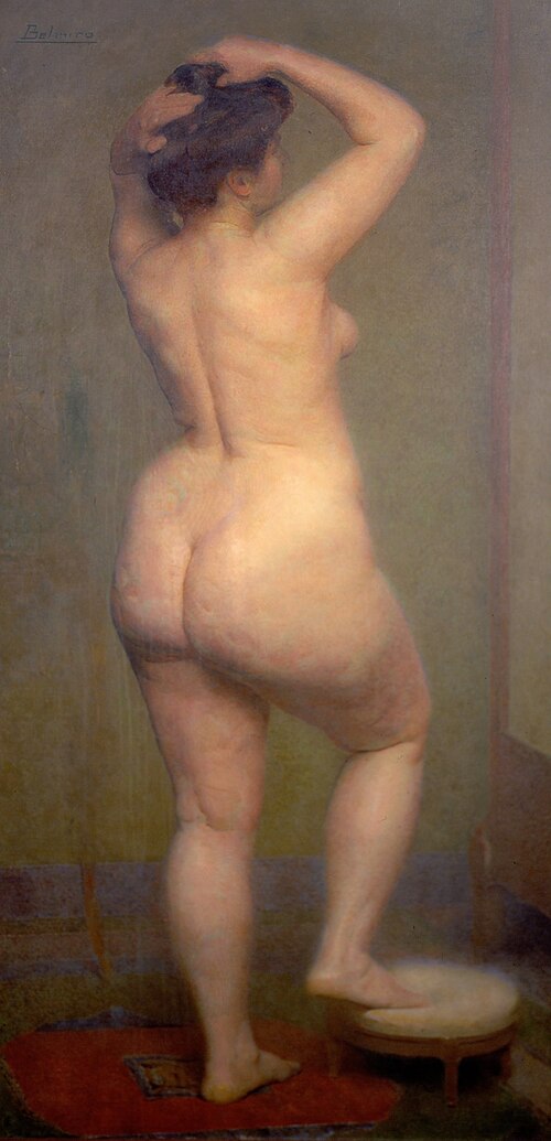Female nude (Manuela), 1925, Belmiro de Almeida