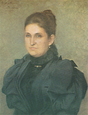 Porträt der Maria Lartigau Seabra, 1897, Belmiro de Almeida