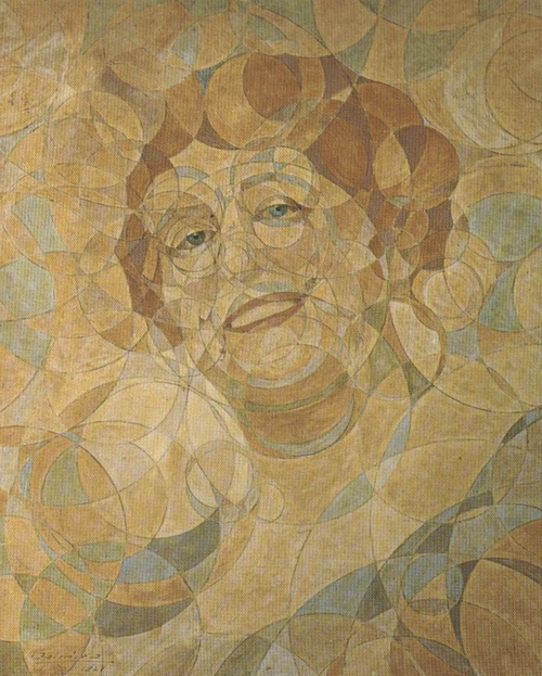 Woman in circles, 1921, Belmiro de Almeida