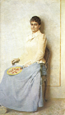 Porträt der Palmyra de Almeida, 1892, Belmiro de Almeida