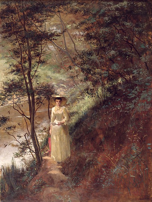 The letter, 1884, Frederick McCubbin
