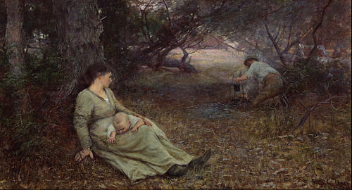On the Wallaby track, 1896, Frederick McCubbin