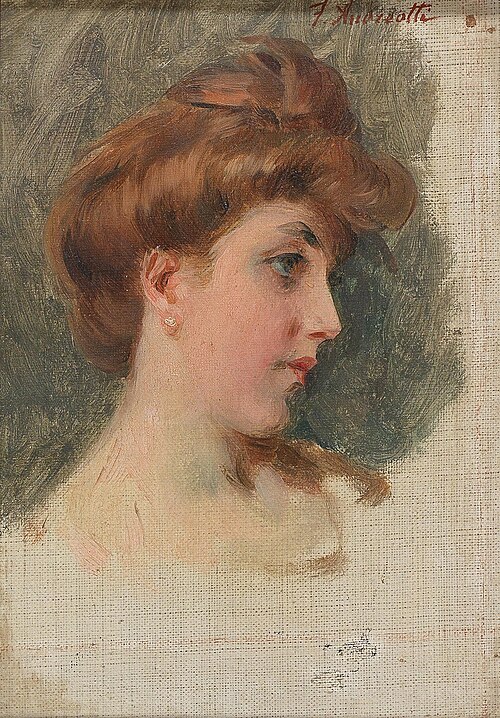 Profile Portrait of a Lady, 1930, Federico Andreotti