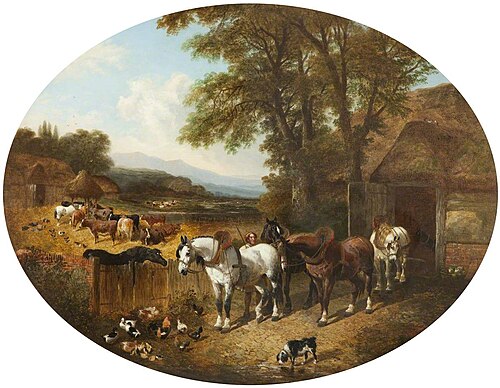 Landscape with Horses, 1857, John Frederick Herring junior