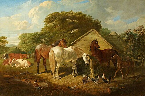 Home Paddock, Cattle and Poultry, , John Frederick Herring junior