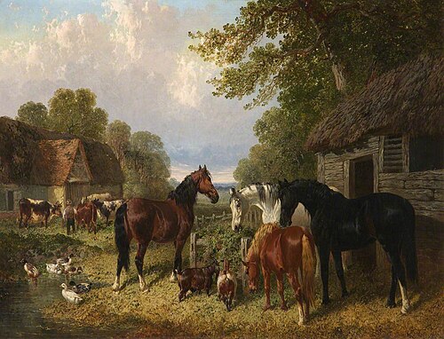Farmyard Scene, , John Frederick Herring junior