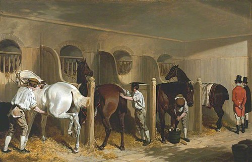 The Hunting Stud, 1845, John Frederick Herring junior