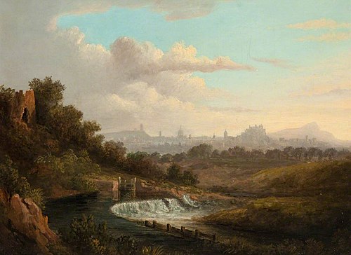 Edinburgh from the West, 1820, Alexander Nasmyth