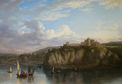 Culzean Castle from the Sea, 1816, Alexander Nasmyth