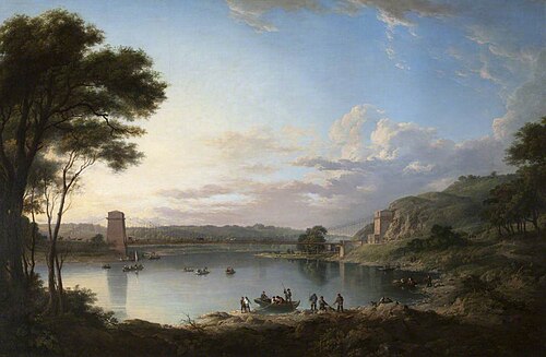 The Union Chain Bridge, 1820, Alexander Nasmyth