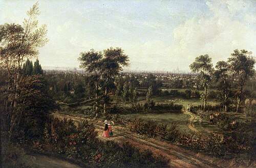 A Panoramic View of London from Denmark Hill, , Alexander Nasmyth