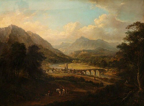 View of Dunkeld on the River Tay, , Alexander Nasmyth