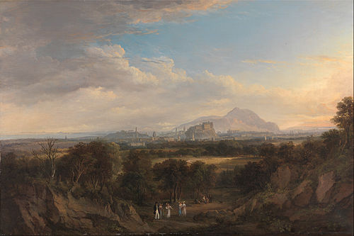 A View of Edinburgh from the West, 1822, Alexander Nasmyth