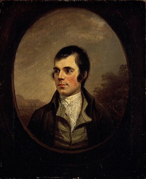 Robert Burns, 1759 - 1796. Poet, 1787, Alexander Nasmyth